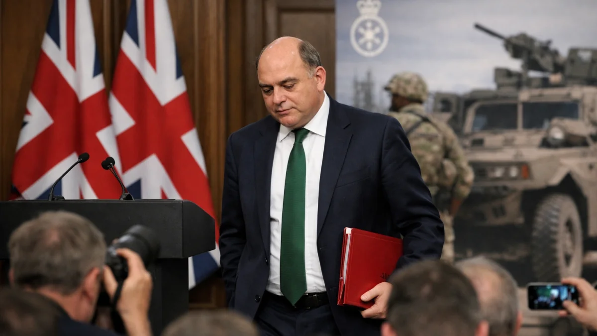 UK Defense Secretary Resigns Citing Insufficient Military Spending