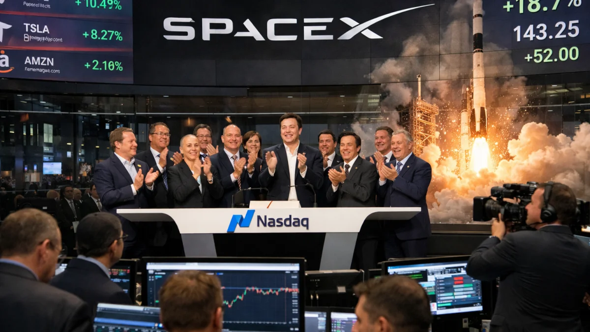 SpaceX Completes Record IPO in Historic Market Debut