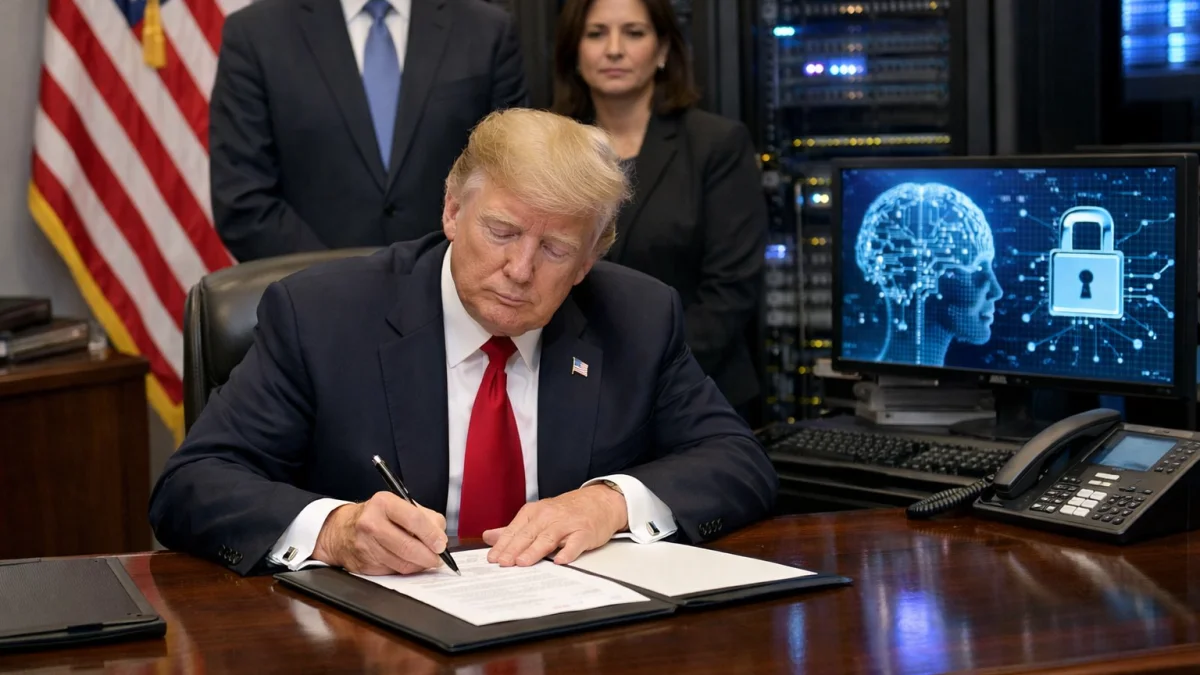 Trump Signs Executive Order Establishing AI Cybersecurity Clearinghouse