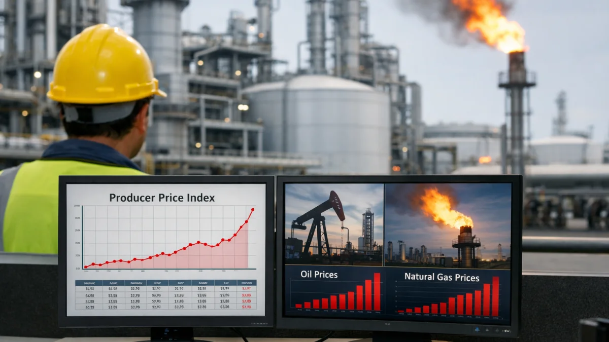 Producer Prices Rise Sharply on Higher Energy Costs in Latest Data