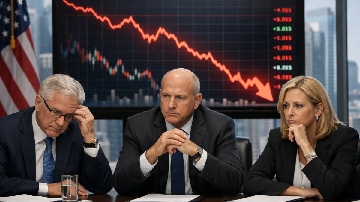 CEOs Report Plummeting Confidence in Near-Term US Economic Outlook