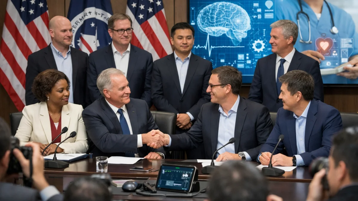 Major Tech Firms Commit to Health Technology Partnerships with Government