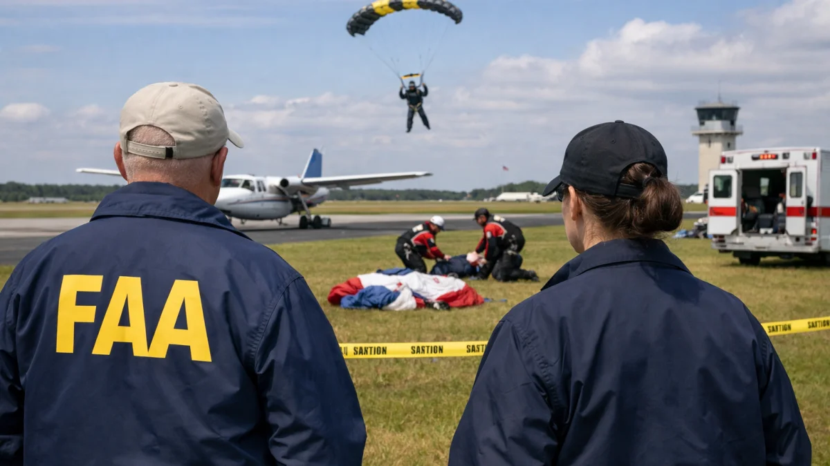 Skydiving Incident Prompts FAA Safety Review
