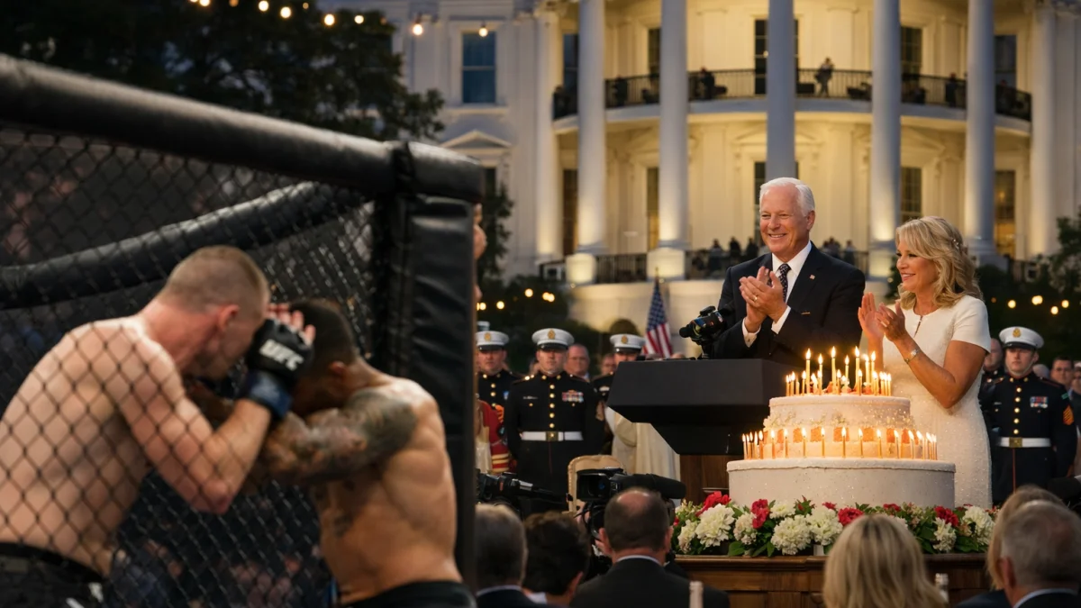 UFC Fight Coincides With Presidential Birthday Celebration