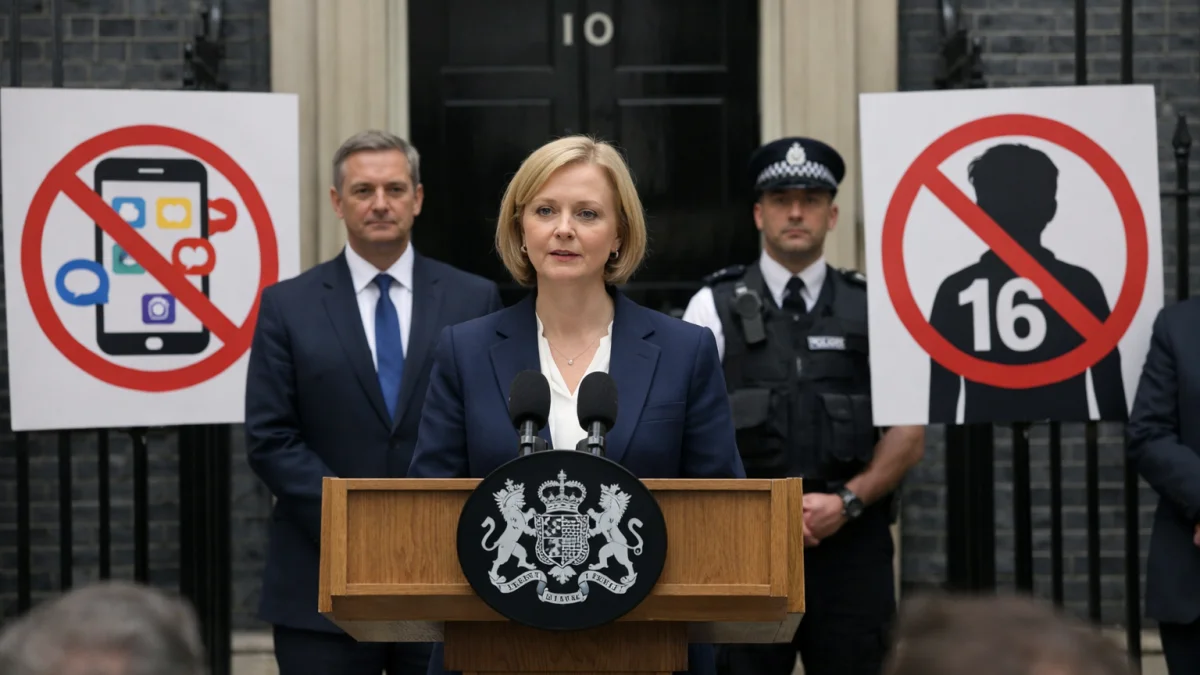 UK Government Announces Ban on Social Media for Children Under 16