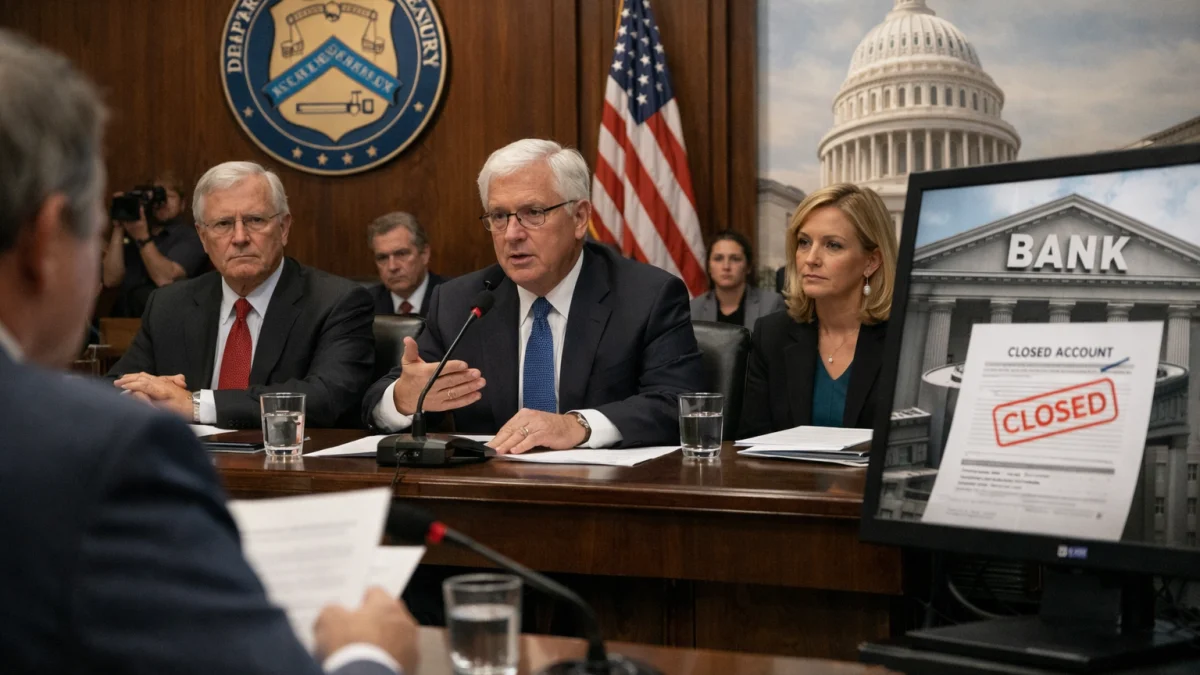 US Regulators Probe Alleged Politically Driven Bank Account Closures