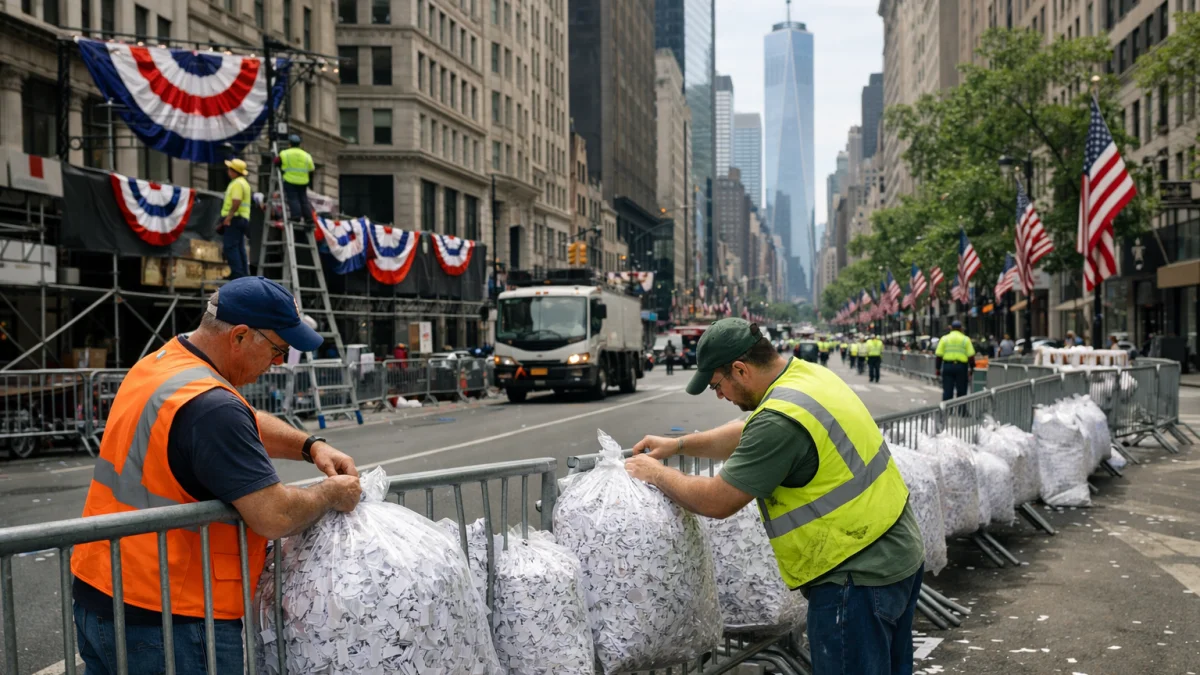 Preparations Underway for Major NYC Ticker-Tape Parade