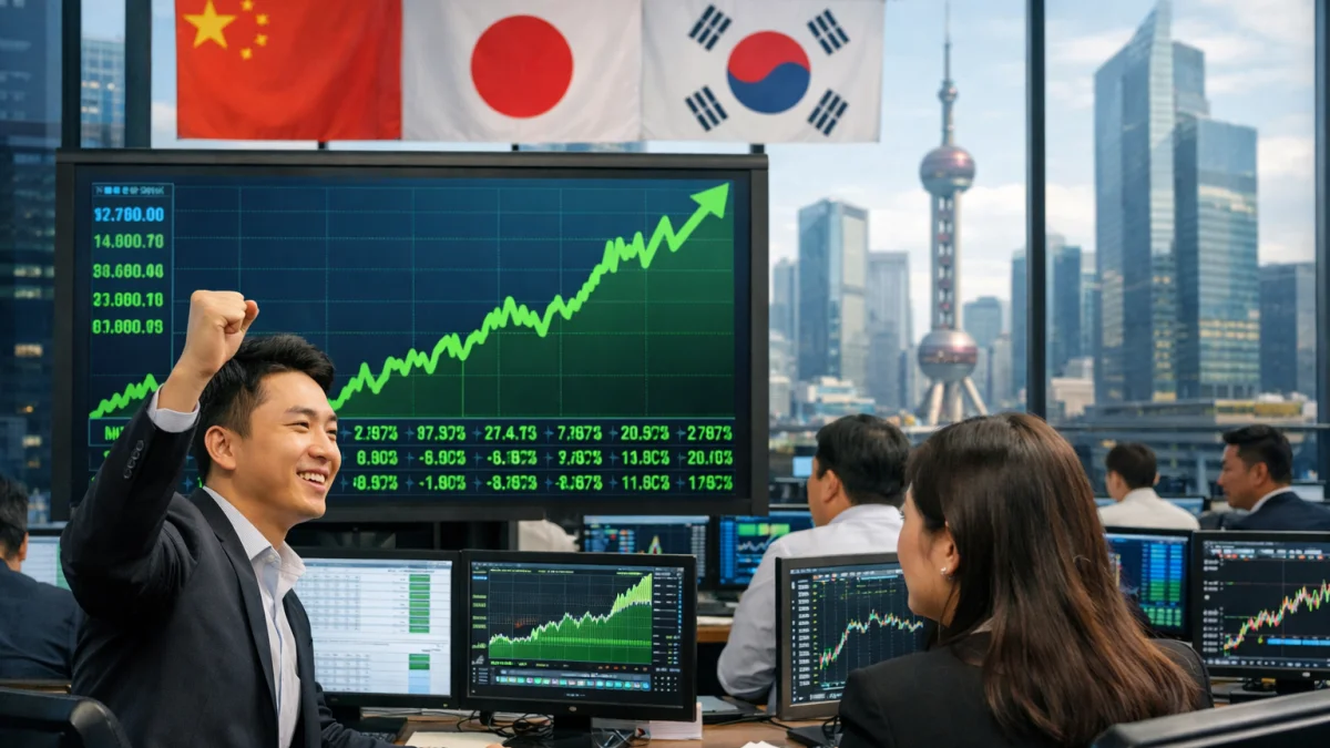 Asian Markets Surge Following Positive Iran Deal Developments