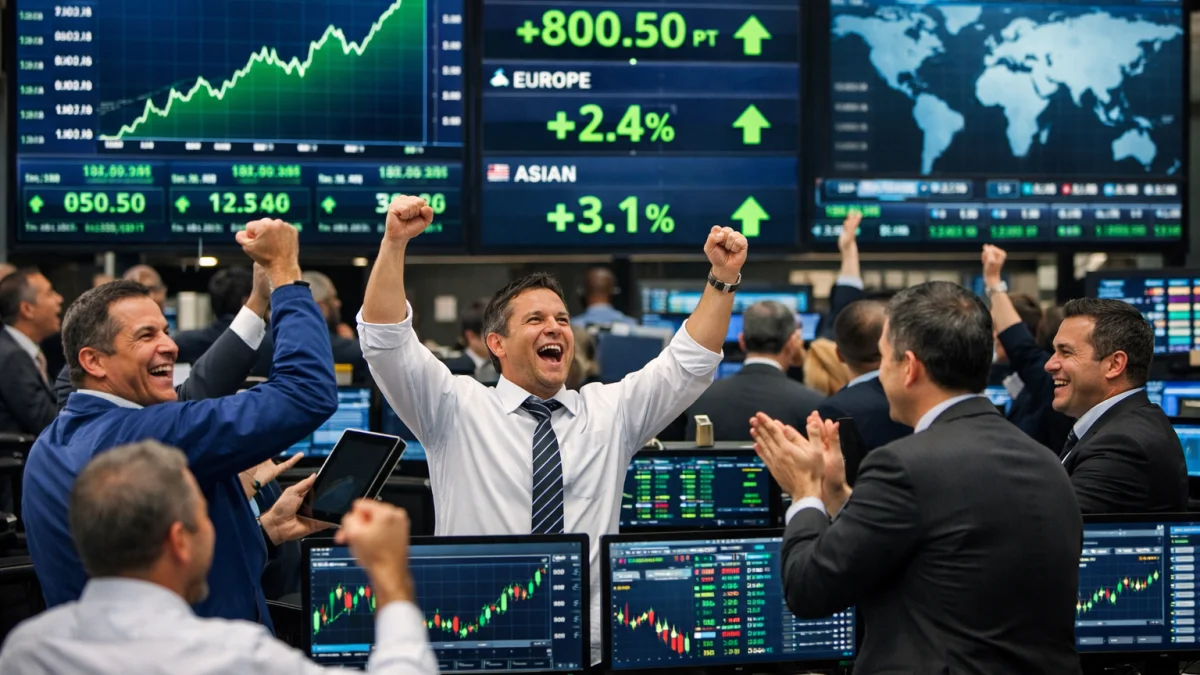 Stock Markets Rally Worldwide After Iran War Ceasefire Agreement