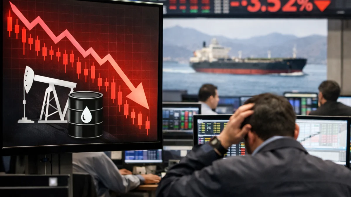 Global Oil Prices Fall Sharply on US-Iran Hormuz Deal Announcement