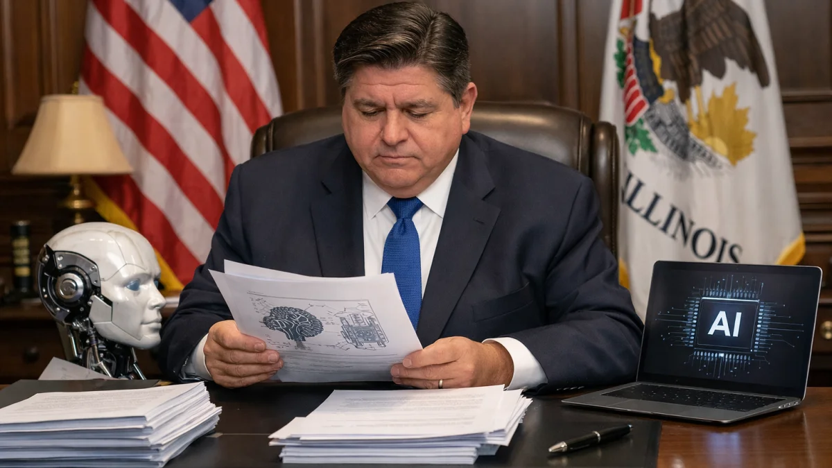 Illinois Governor Receives Five AI Regulatory Bills Ahead of Session Close