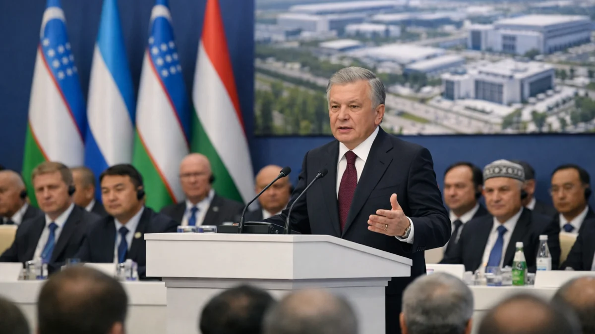 Uzbekistan President Pledges Reforms and Tax-Free Zone at Tashkent Forum