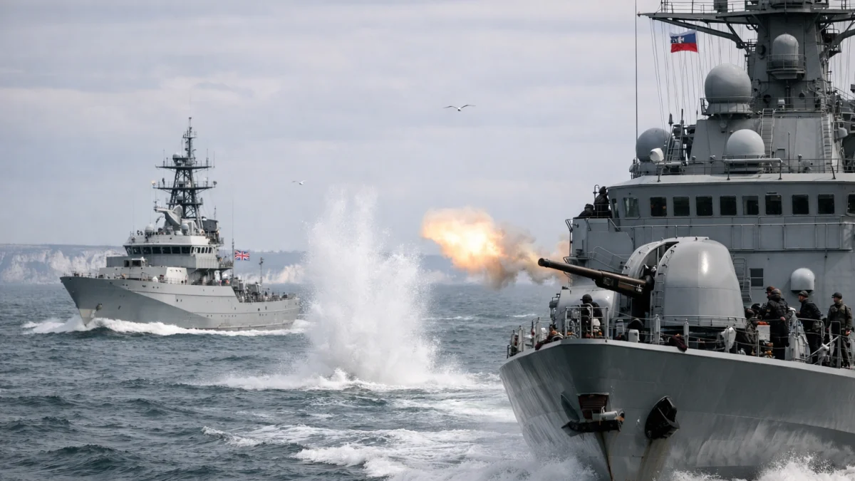 Russia Fires Warning Shots Near UK Waters in English Channel Incident
