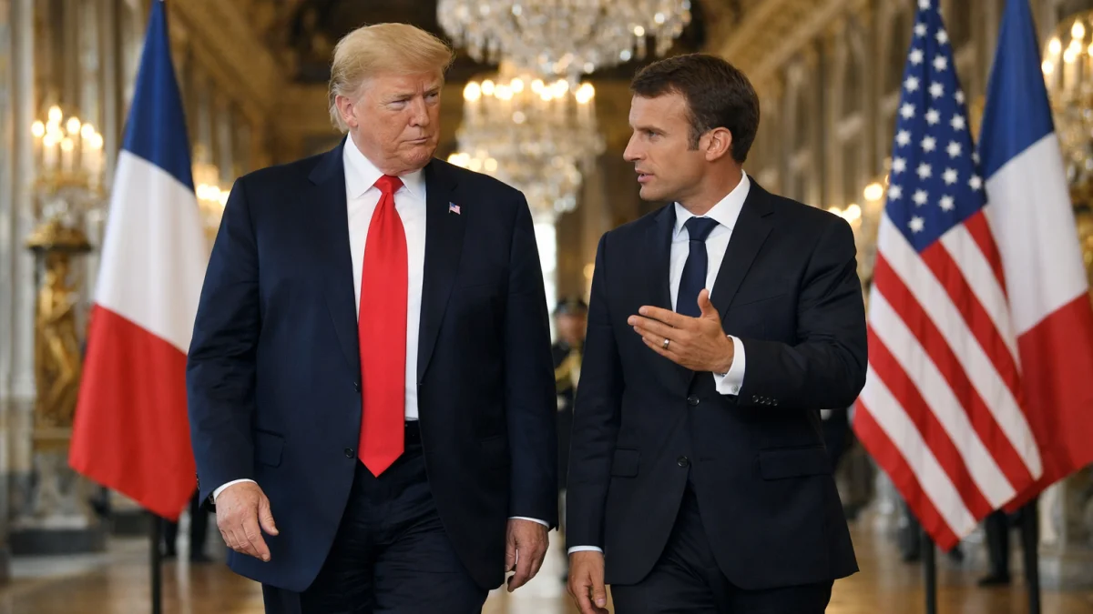 Macron Hosts Trump at Versailles Amid French Political Reactions