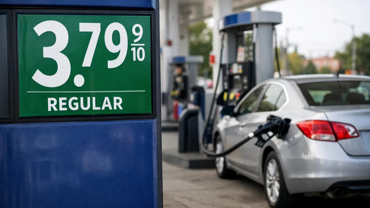 US Gas Prices Fall Below Four Dollars per Gallon Nationwide