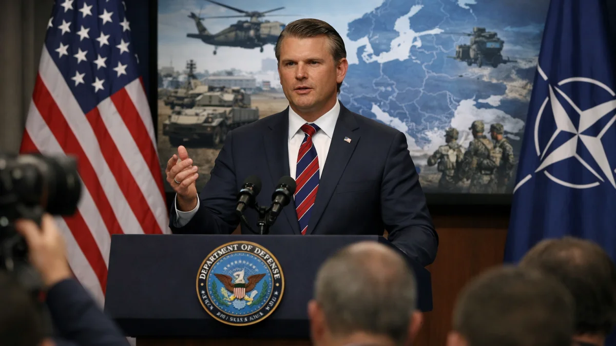 Defense Secretary Hegseth Announces Review of US Forces in Europe