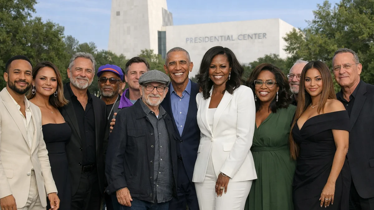 Star-Studded Crowd Attends Obama Presidential Center Celebration