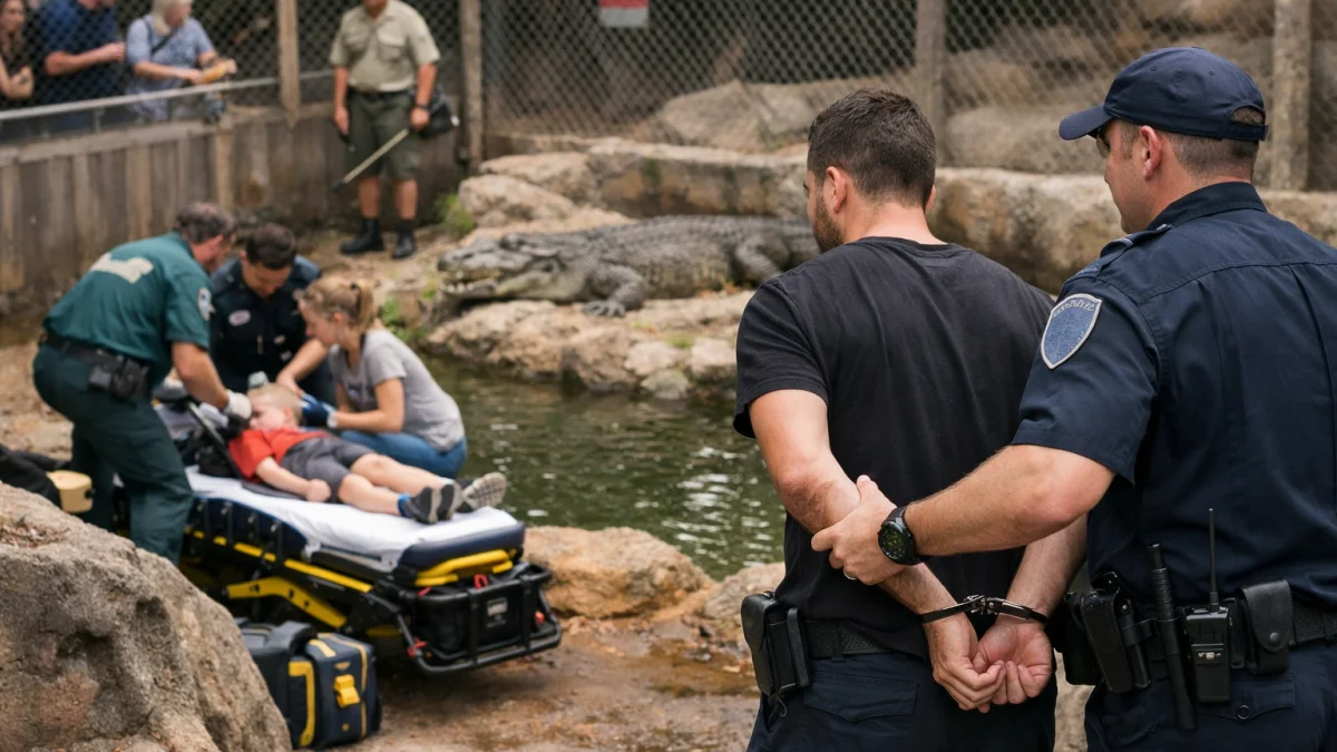 Man Arrested After Boy Injured in Zoo Crocodile Enclosure Incident