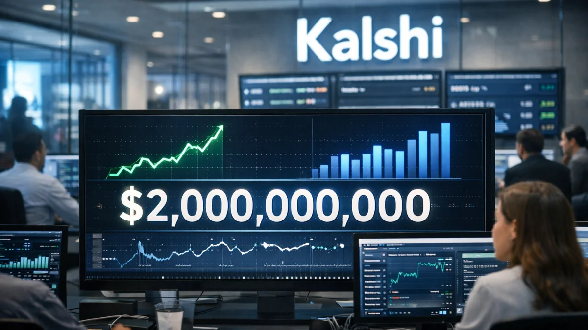 Kalshi Prediction Market Surpasses Two Billion Dollars Annualized Revenue
