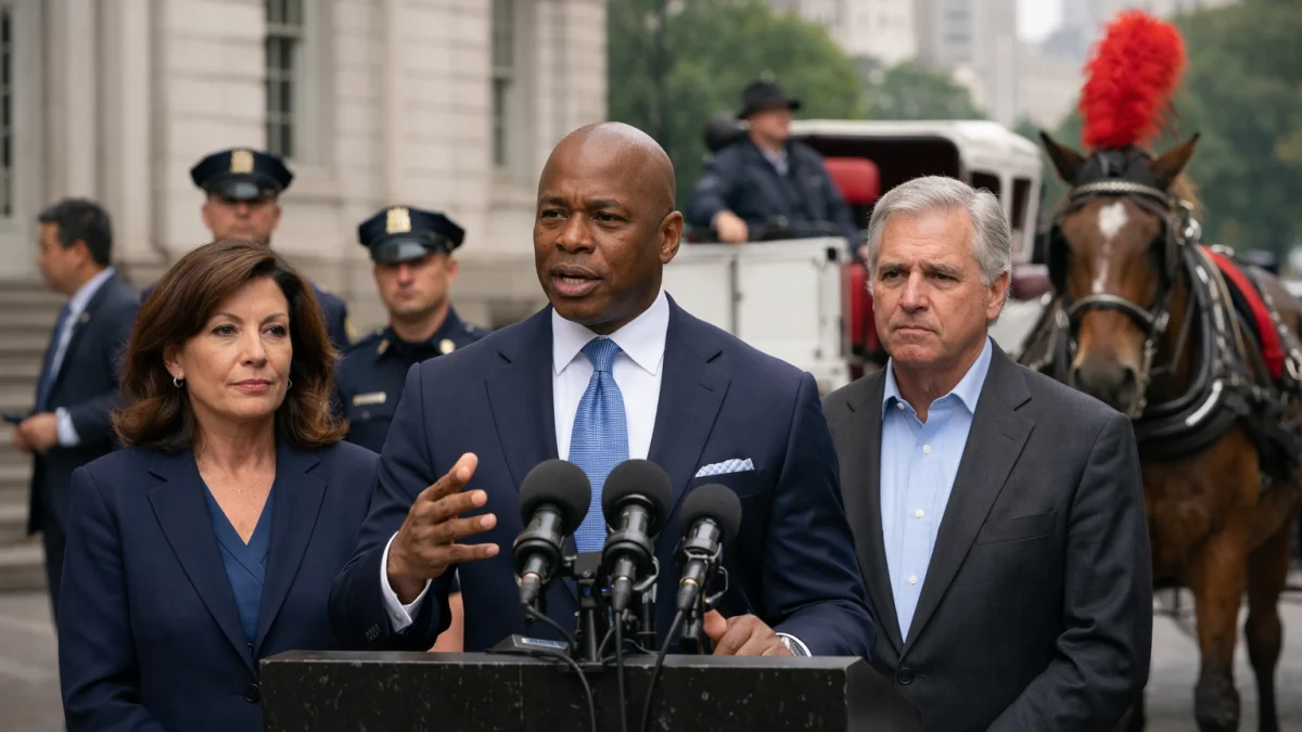 New York Leaders Push to Ban Horse-Drawn Carriages After Tourist Death