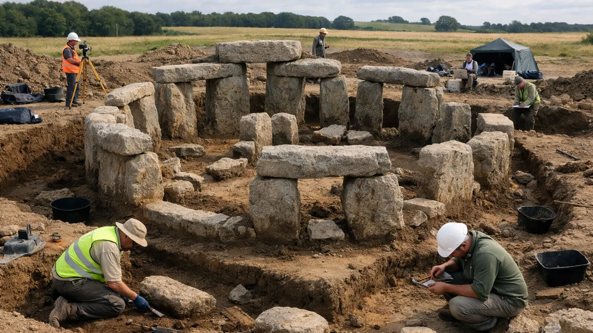 Archaeology Team Discovers Stonehenge-Like Prototype Monument