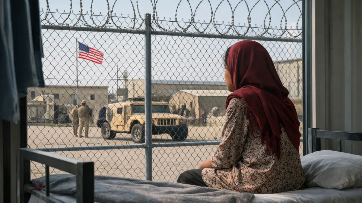 Afghan Girl Remains in Limbo at US Base Over Immigration Policies