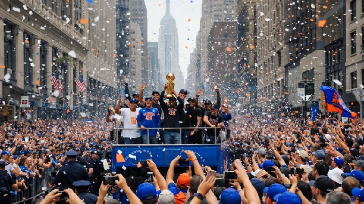 Knicks Championship Parade Unites New York City Celebrations