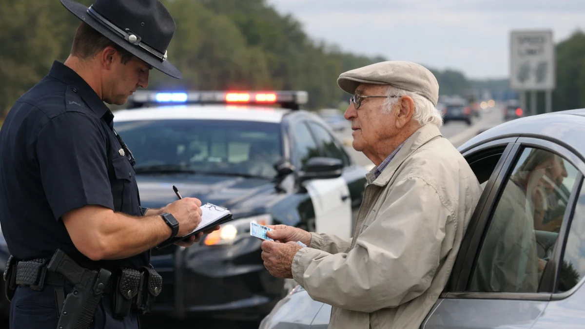 85-Year-Old Driver Cited for High Speed in Unusual Traffic Stop
