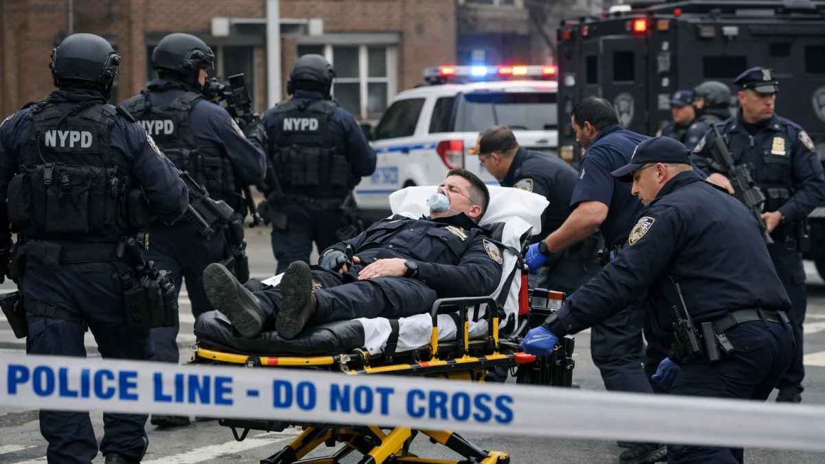 NYPD Officer Shot During Standoff With Barricaded Suspect in Brooklyn