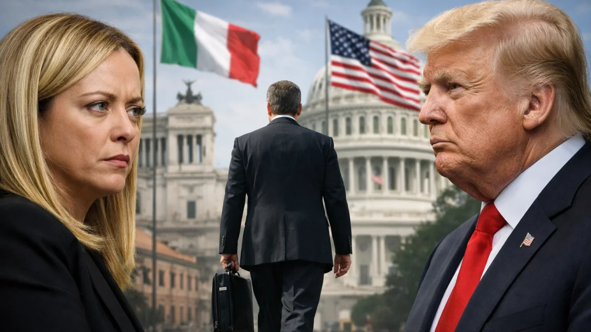 Italy Diplomat Cancels US Trip Amid Trump Meloni Public Dispute