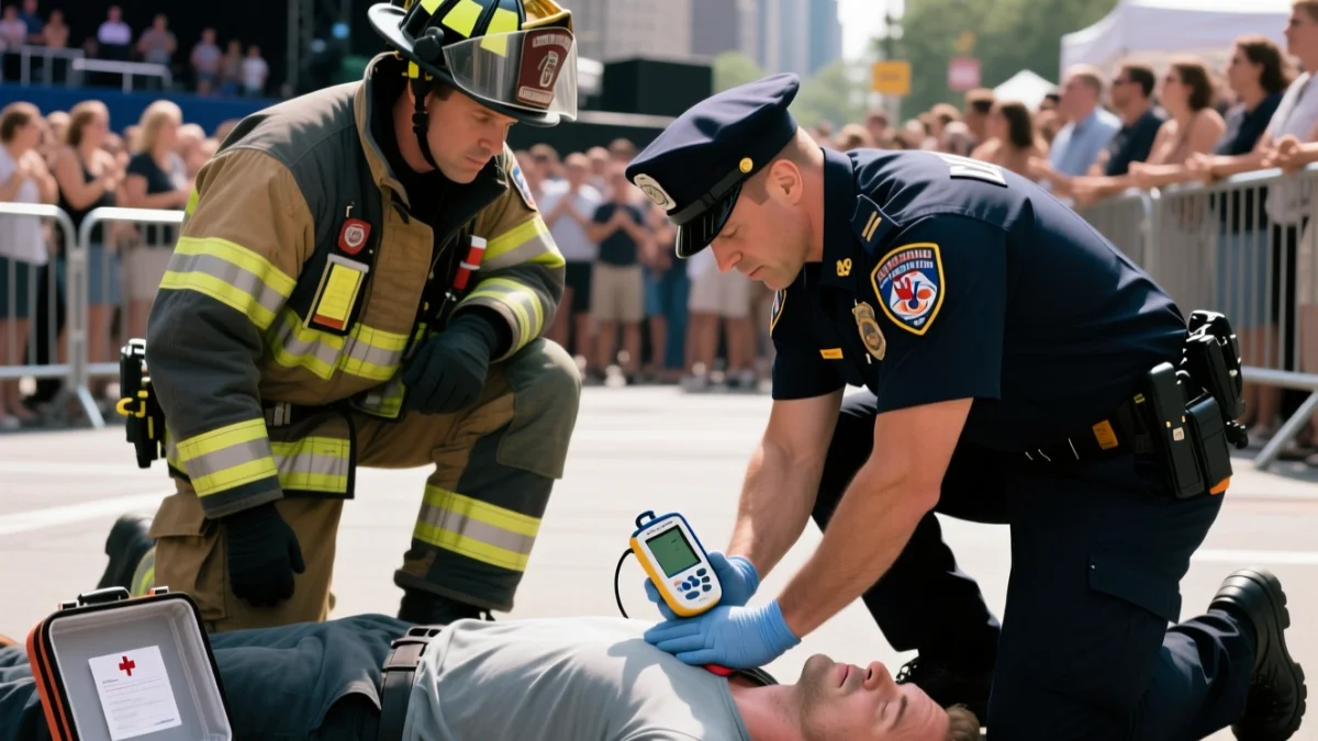 Off-Duty First Responders Save Man From Overdose at NYC Event