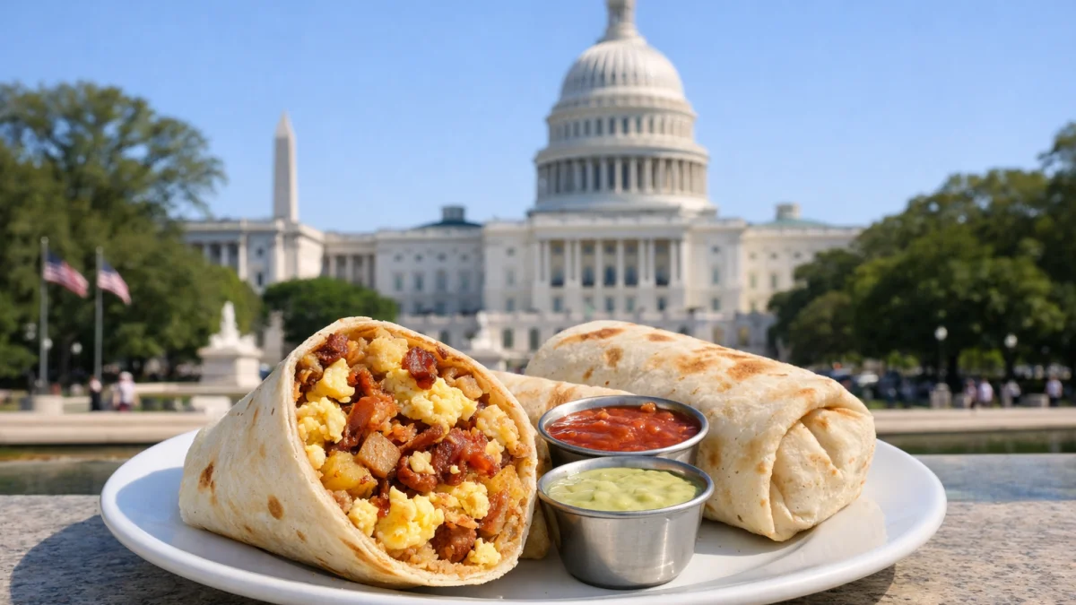 Best Breakfast Burritos Highlighted in Washington DC Area Guide