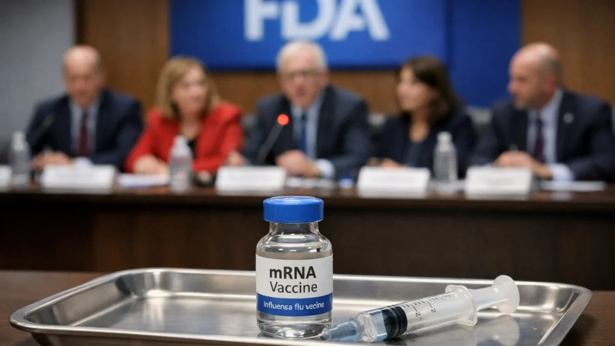 FDA Panel Backs First mRNA Technology Flu Vaccine Candidate