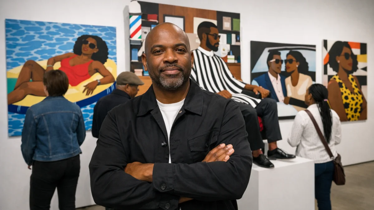 Derrick Adams Exhibition Celebrates Black American Experience Through Art