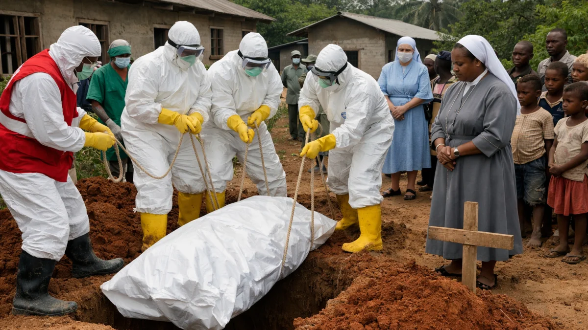 Mourners Bury Ebola Victim at Congo Orphanage Amid Outbreak