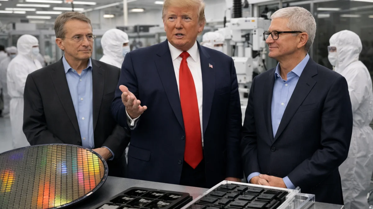 Trump Administration Partners With Intel and Apple on US Chip Manufacturing