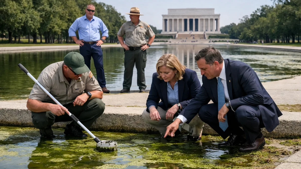 Federal Officials Address Algae Issues in Washington Reflecting Pool