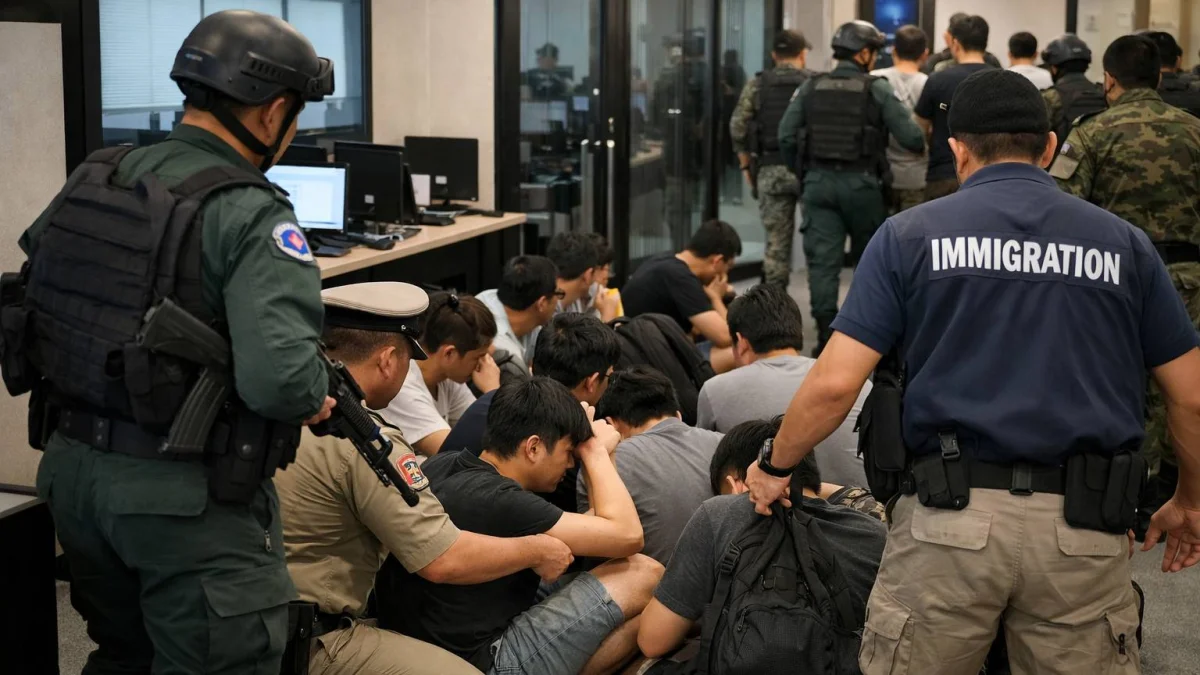 Cambodian Authorities Crack Down on Scam Industry Leaving Workers Stranded
