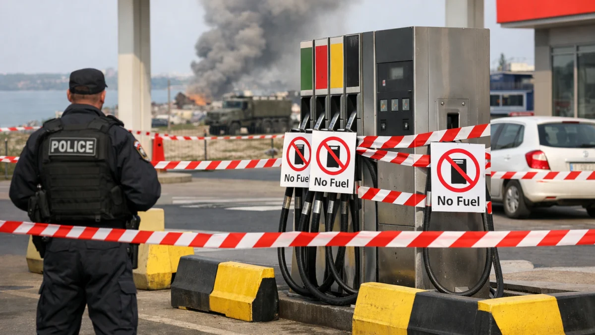 Fuel Sales Halted in Occupied Crimea Following Ukrainian Attacks