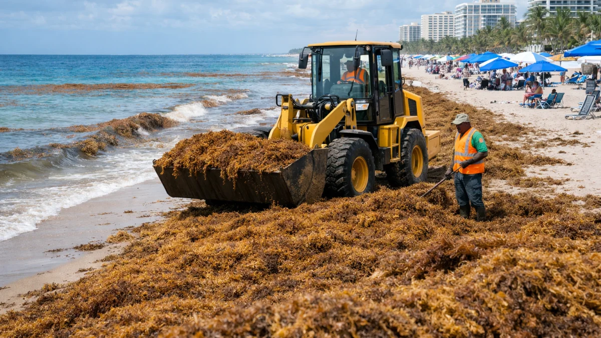 Sargassum Invasions Disrupt Beach Tourism in South Florida