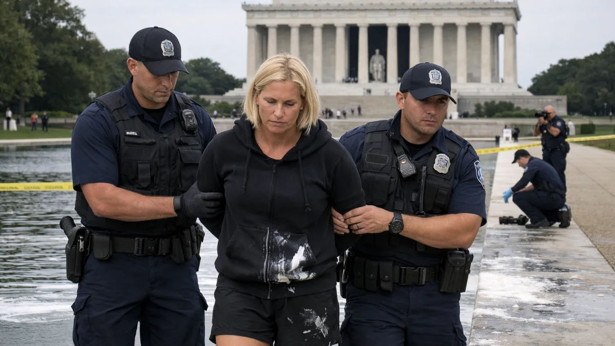 Former Olympian Charged in Lincoln Memorial Reflecting Pool Vandalism Case