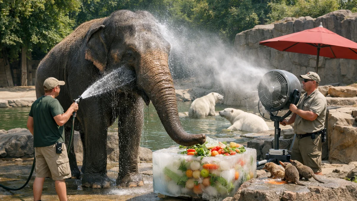 Europe Heatwave Forces Berlin Zoo to Deploy Emergency Cooling Measures