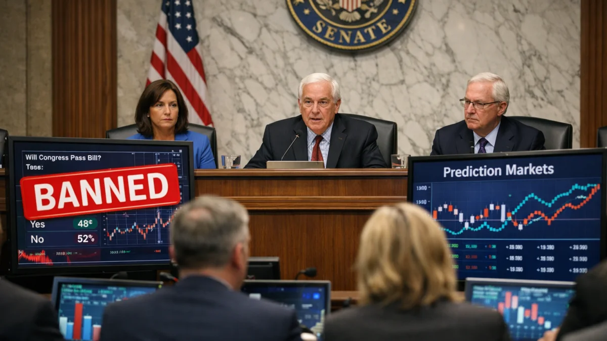 US Senators Pass Ban on Prediction Market Trading for Members of Congress