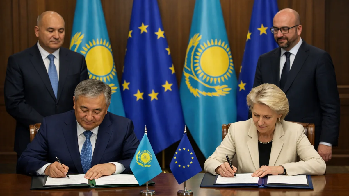 Kazakhstan Signs Expanded Strategic Partnership Agreement With European Union