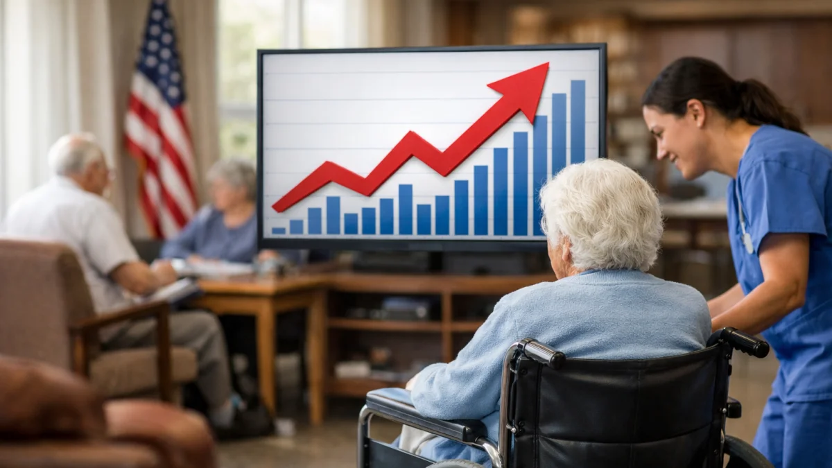 New Report Finds US Nursing Home Costs Rising Sharply in 2026 Medicare Data