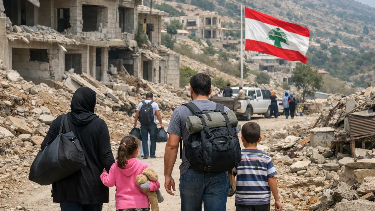 Displaced Lebanese Civilians Begin Returning Home After Ceasefire