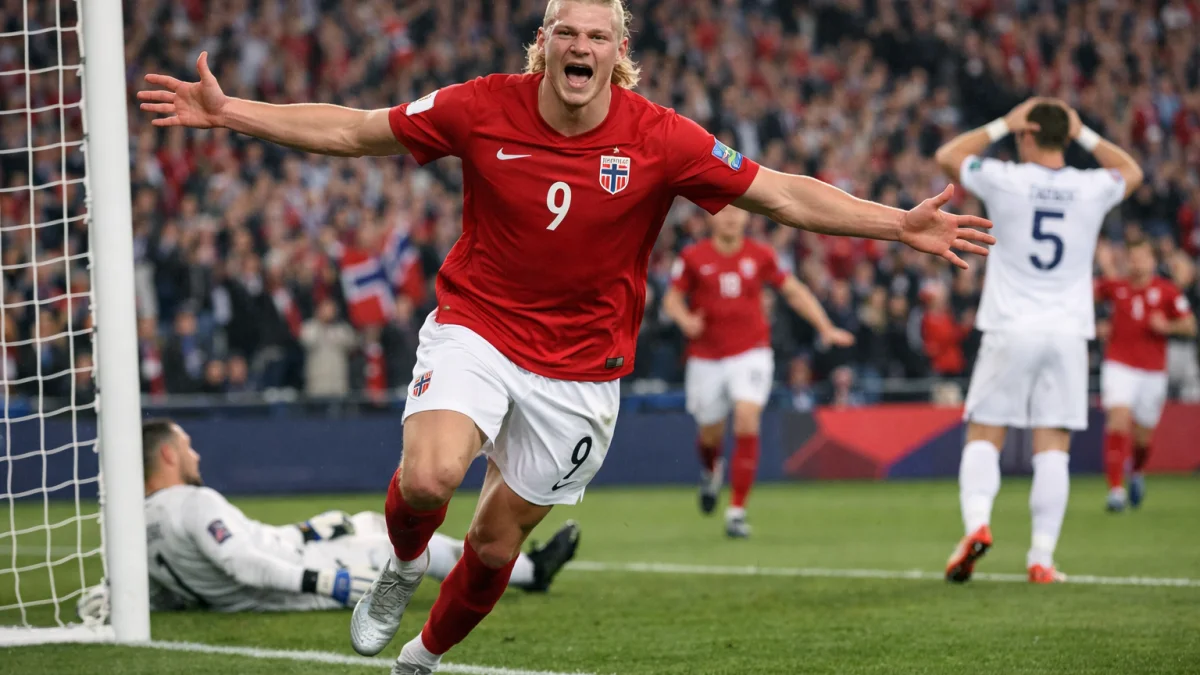 Erling Haaland Scores Twice as Norway Advances in World Cup