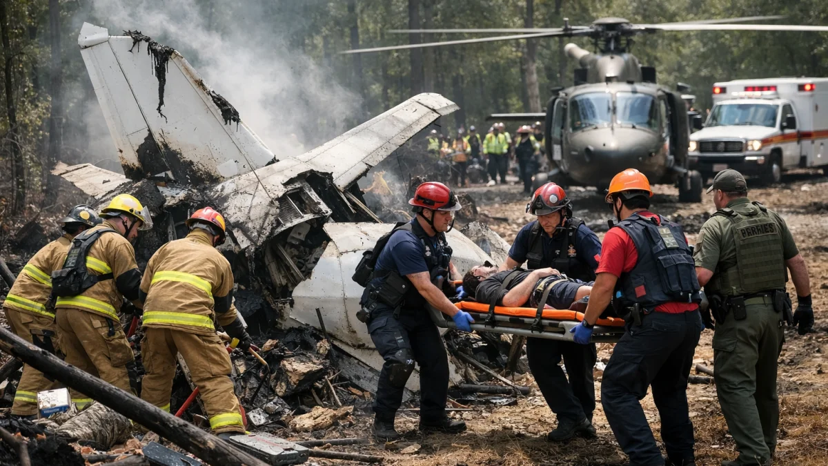 Plane Crash Rescue Operations Underway in Multiple States