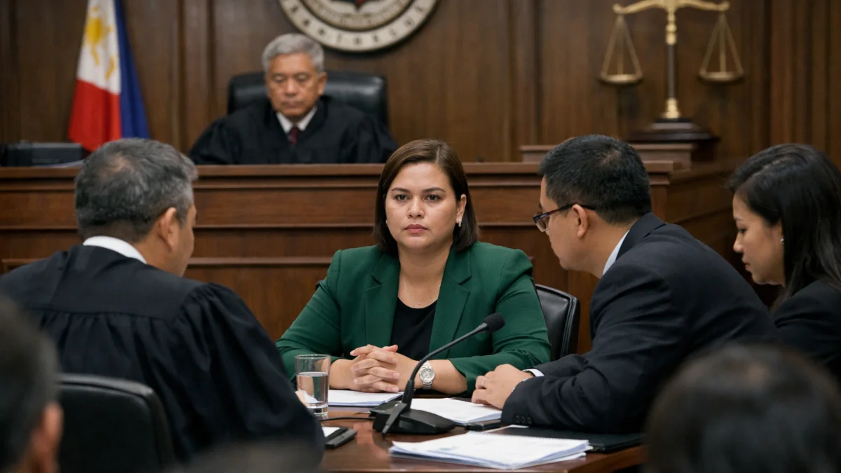 Pre-Trial Conference on Sara Duterte Impeachment Case May Extend