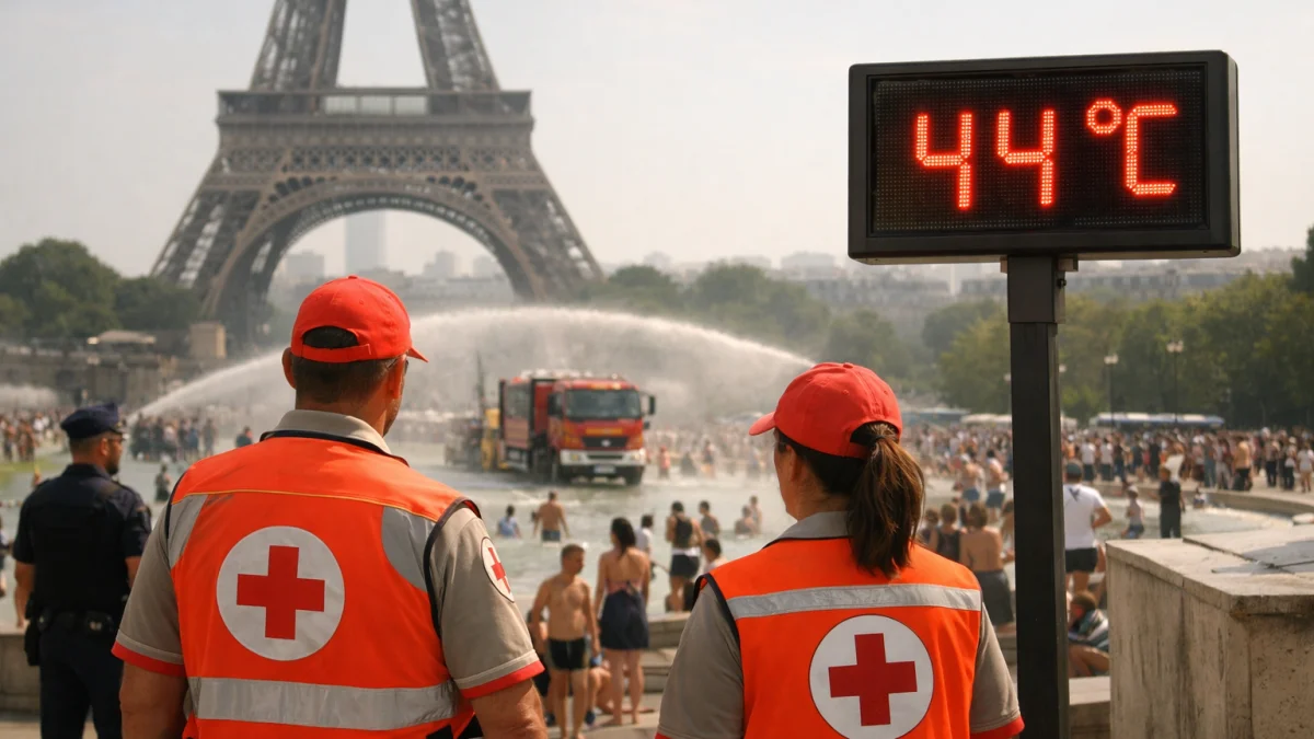 France Placed on Red Alert as Extreme Heat Wave Grips Most of Country
